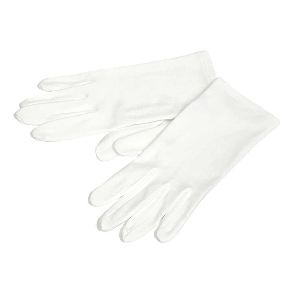 Microfiber White Gloves - Large (1 pair)
