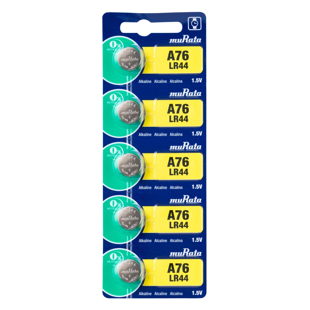 [808-3045] Sony® Murata Batteries - LR44 (Pkg. of 5)