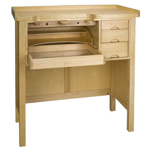 [810-1785] Enclosed Solid Wood Workbench