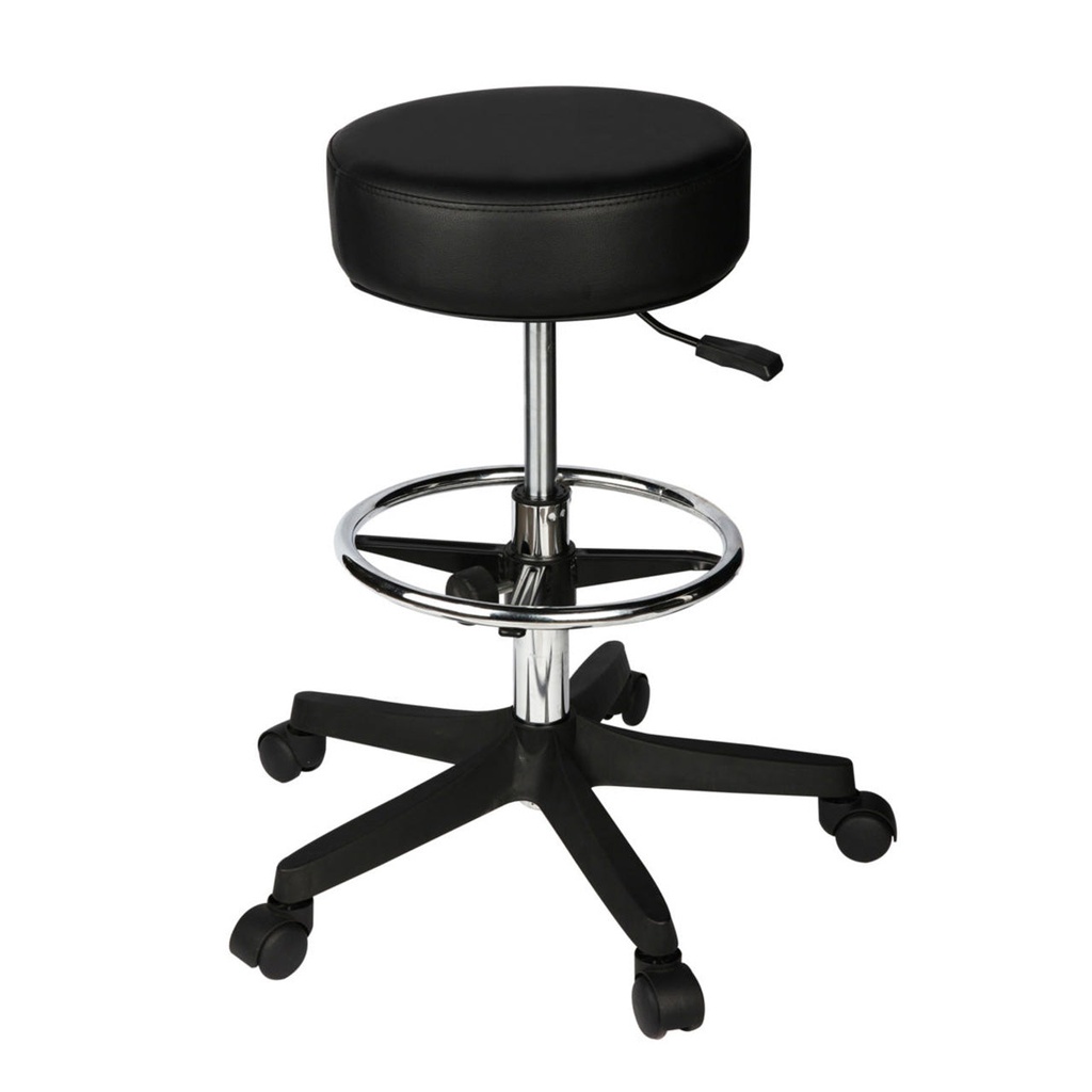 [810-1813] Durston Adjustable Padded Stool with Footrest