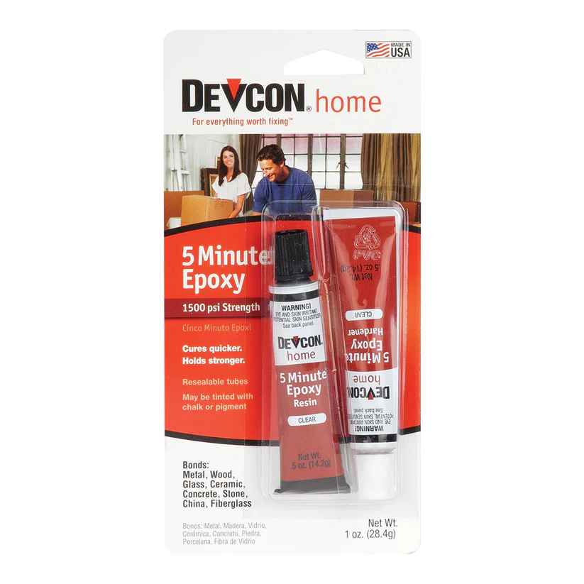 [811-2650] Devcon® 5-Minute Epoxy - Dual Pak, 1 oz.