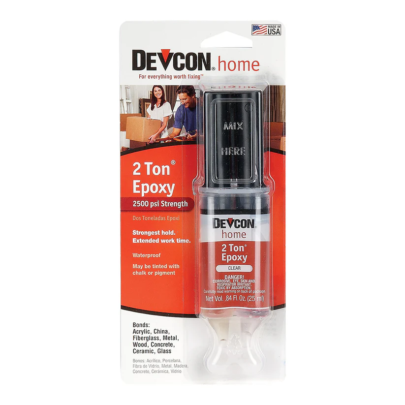 [811-2653] Devcon® 2-Ton Epoxy - Dev-Tube 1 oz. (Clear)