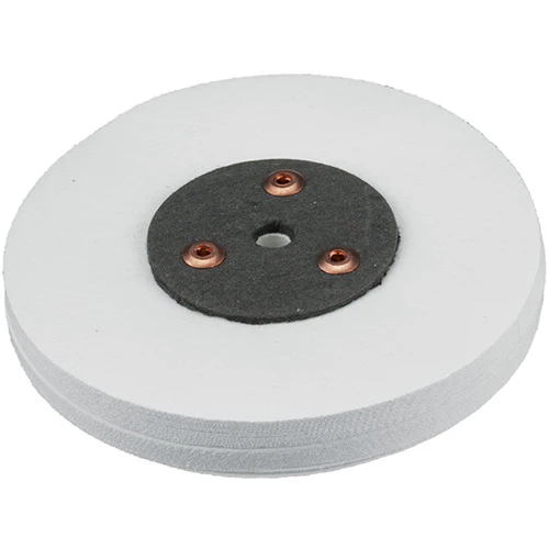 Duratex White Buffs - 5" x 1/2", 30 Ply