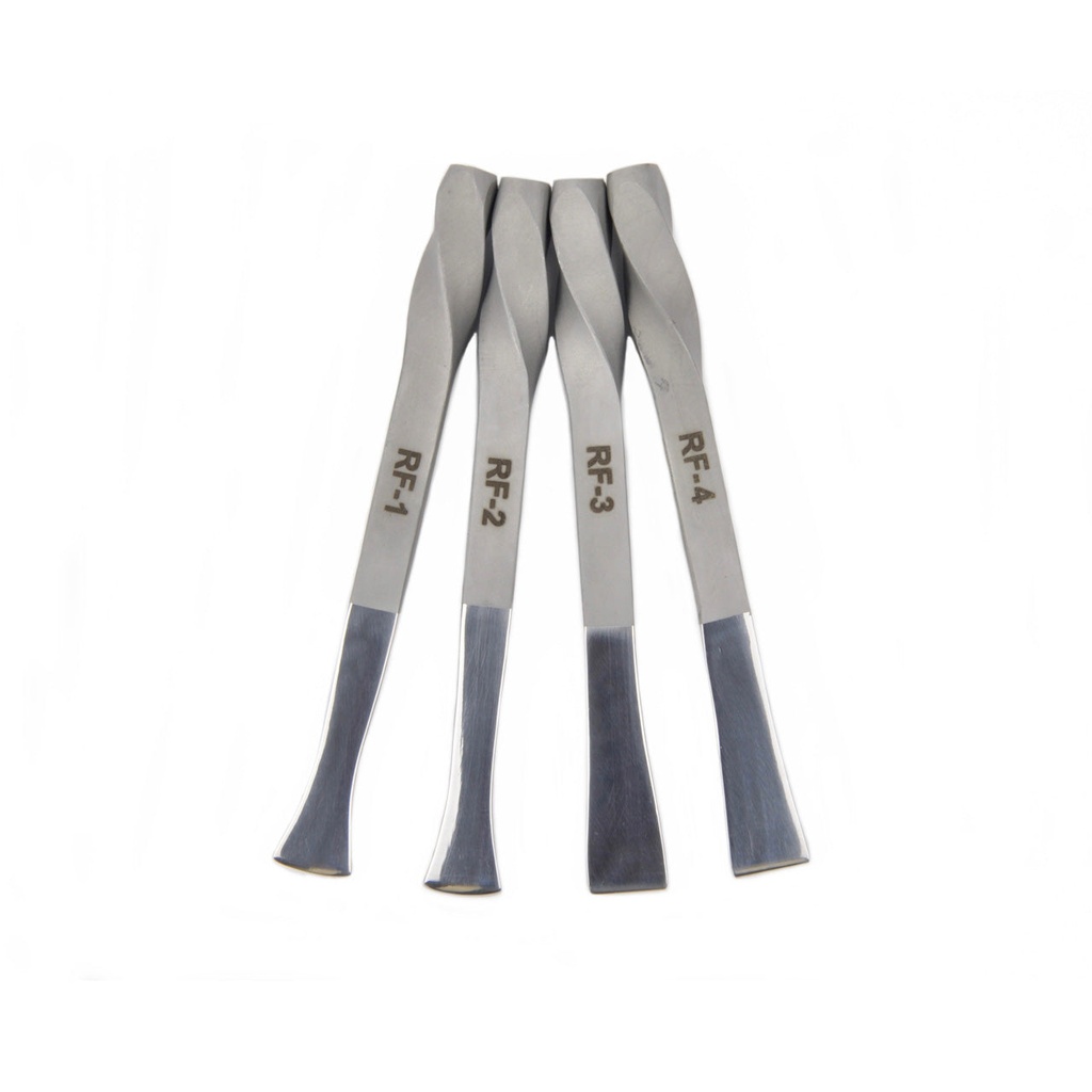 [815-1970] FRETZ RF-1 thru RF-4 Small Repousse Fluting Set of 4