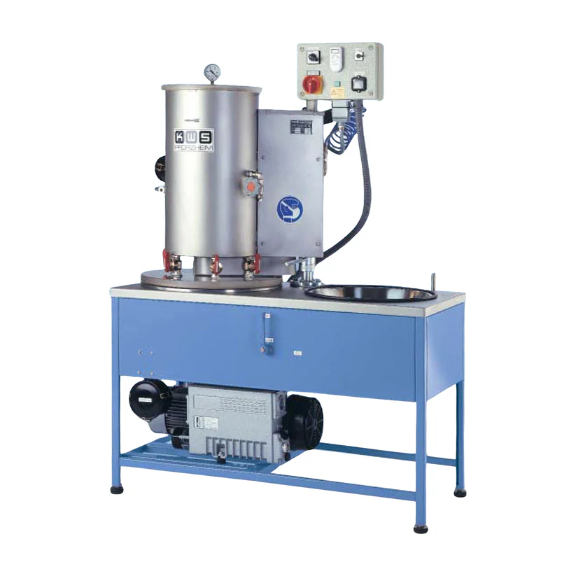 [265-2530] KWS EB10/16S - 6 Flask Automatic Investment Mixing Machine with Integrated Pump