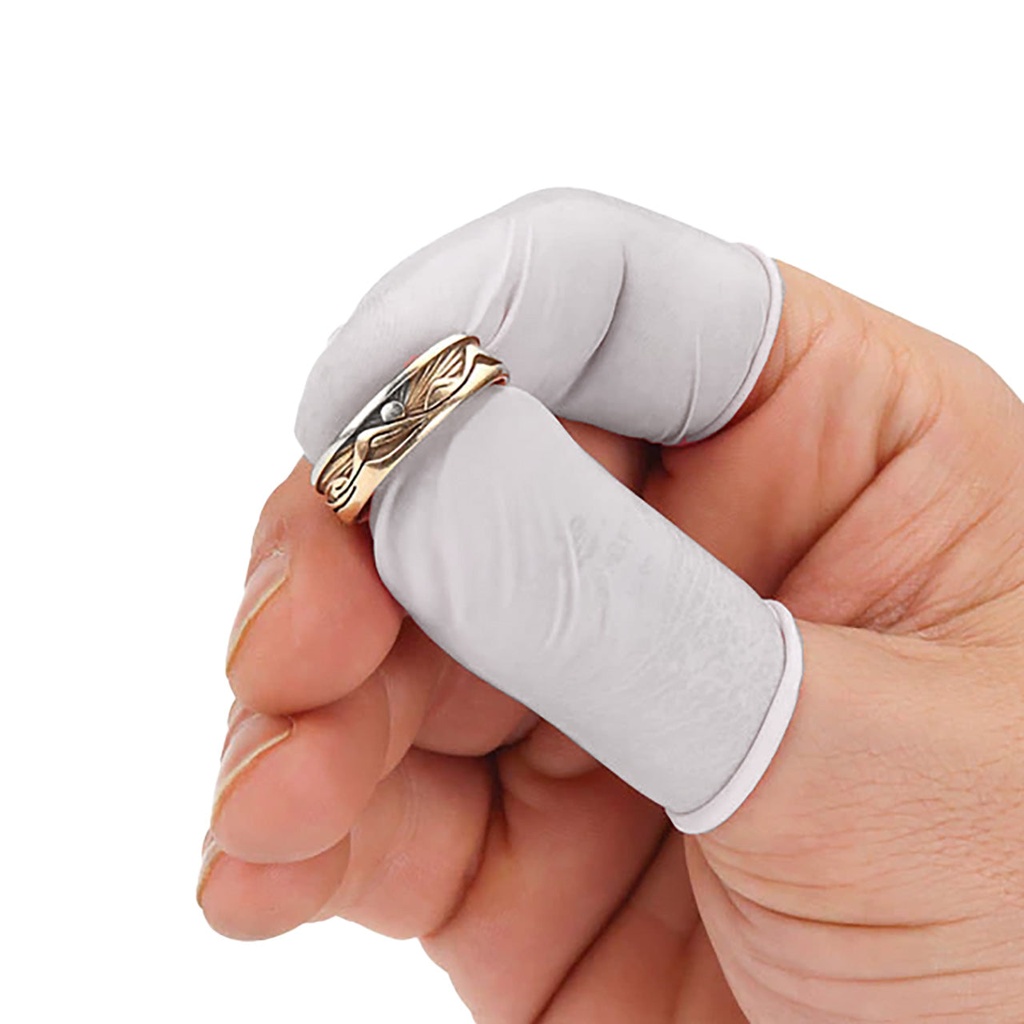 Medium White Latex Finger Cots (1 Gross)