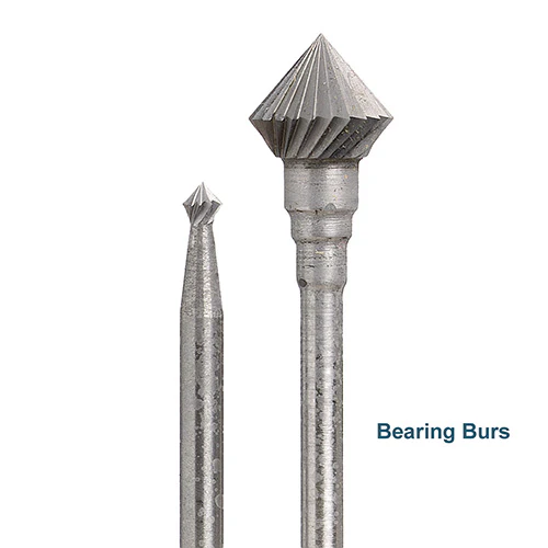 Jewelers Carbide Burs, 3/32" Shank - Bearing 24 (5.60mm)