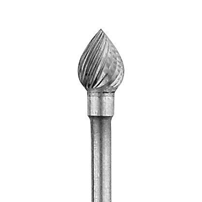 Jewelers Carbide Burs, 3/32" Shank - Bud 4 (1.50mm)