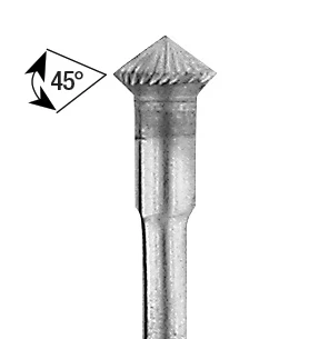 Jewelers Carbide Burs, 3/32" Shank - Hart 7 (2.10mm)