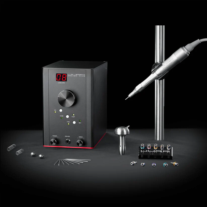 JURA Graver PLUS with Standard and Slim Fit Handpiece