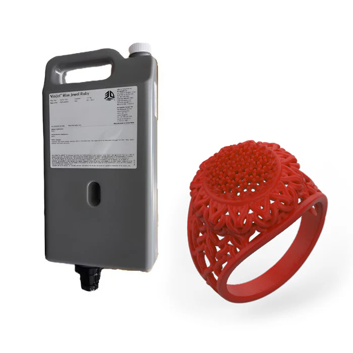 VisiJet® Wax Jewel Ruby for 300W and 2500W Plus 3D Printers