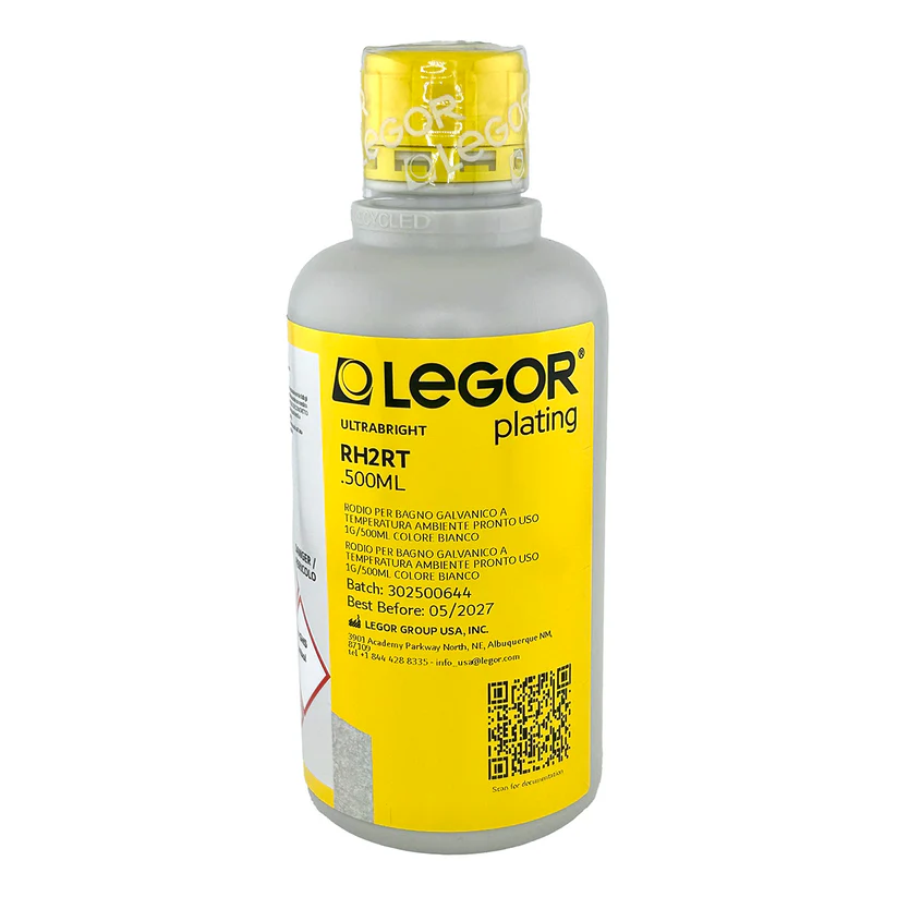 Legor® RT White Rhodium Bath 1 Gram - RH2RT – 500ml