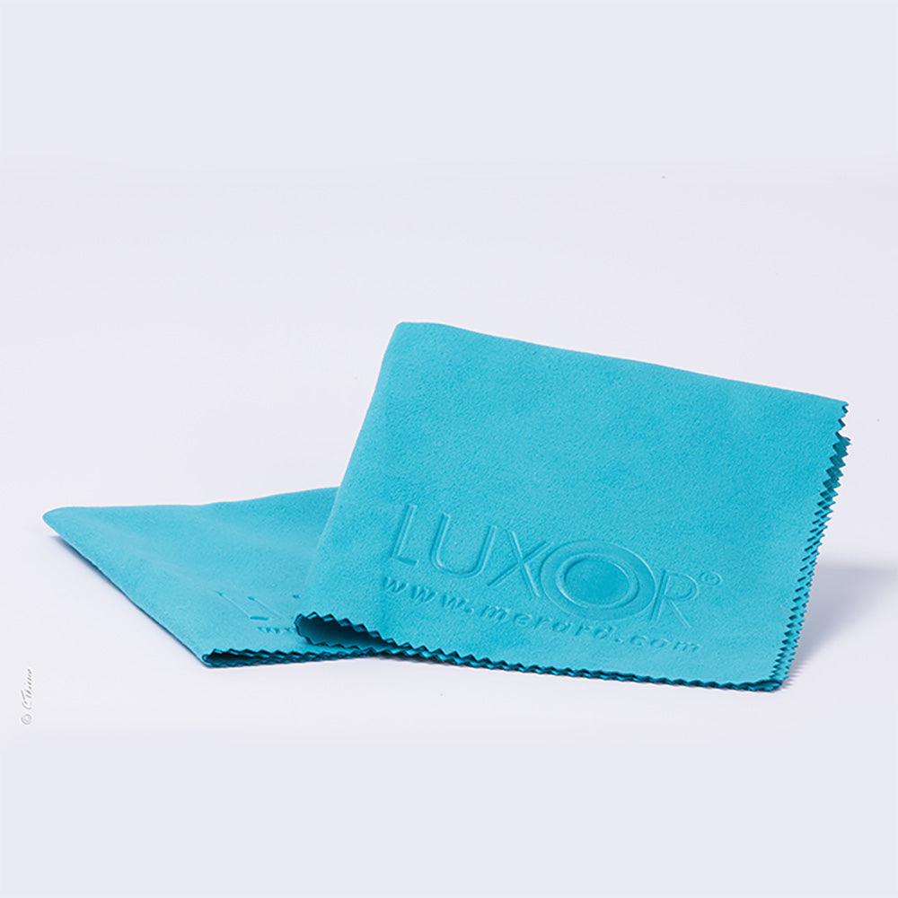 [820-0425] LUXOR® Blue Microfiber Cloths (Pkg of 5)