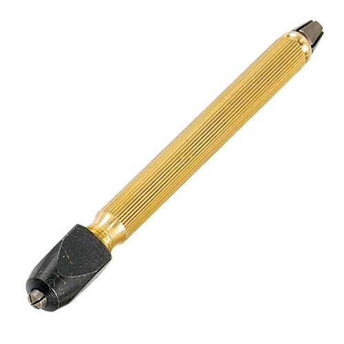 [820-4300] Pin Vise, Brass with Steel Chucks