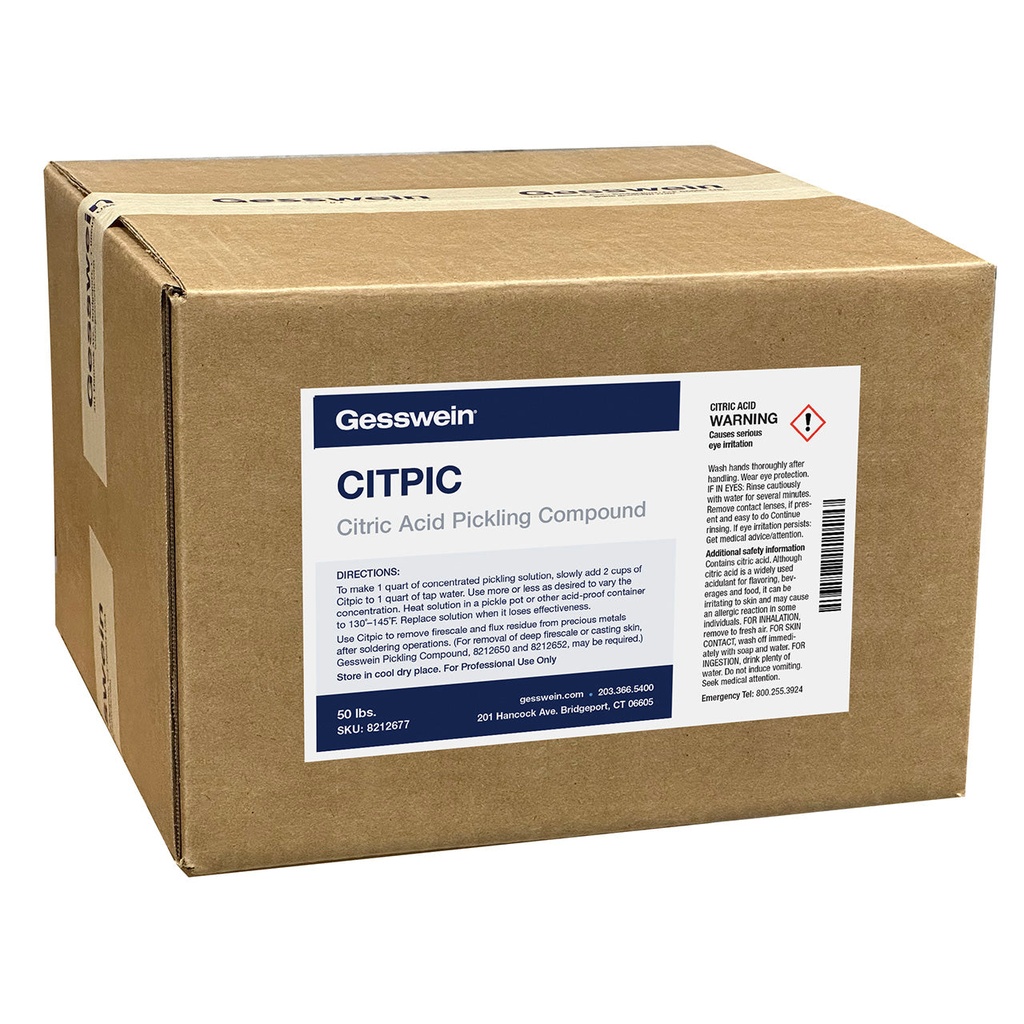 CITPIC Citric Acid Pickling Compound - 50 lb. Box