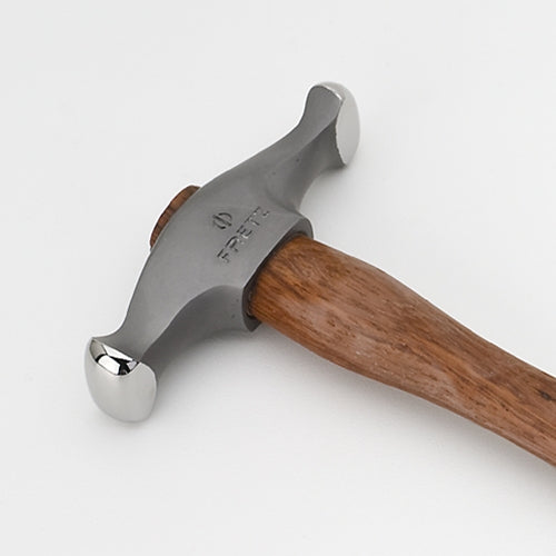 [821-7045] Fretz Wide Round Raising/Embossing Hammer HMR-9