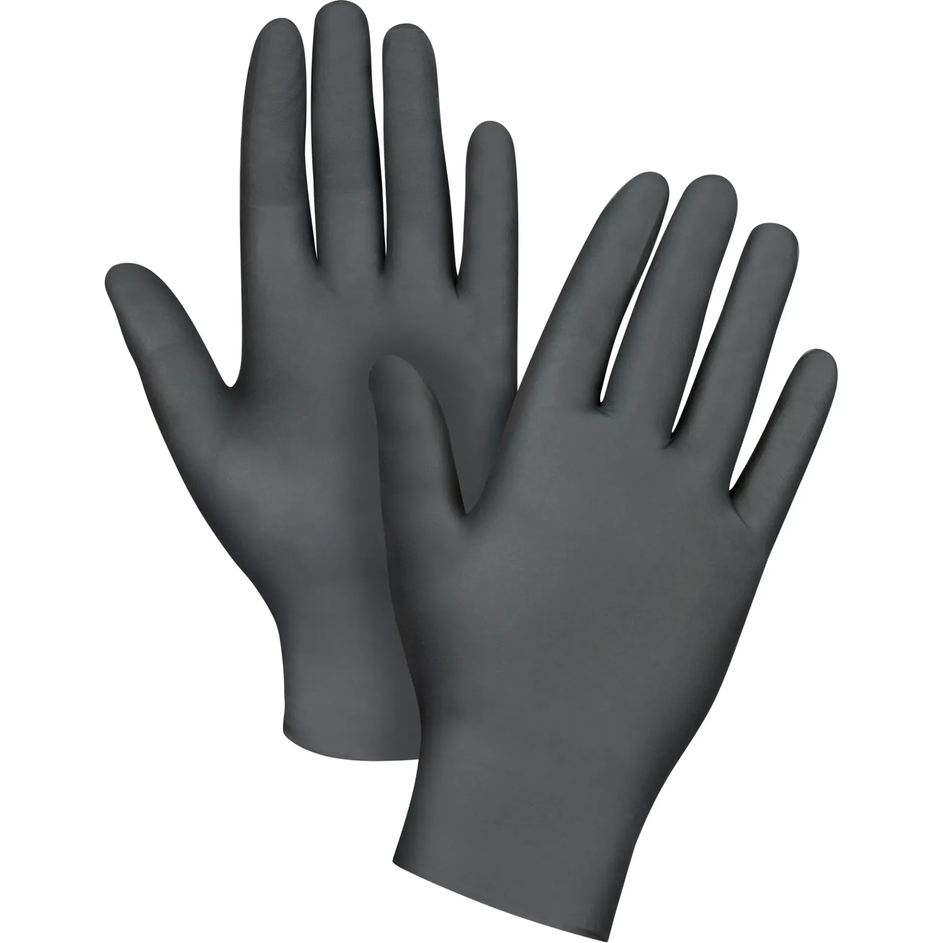 [805-0194] Disposable Gloves, Nitrile, 5-mil, Powder-Free, Black (Medium)