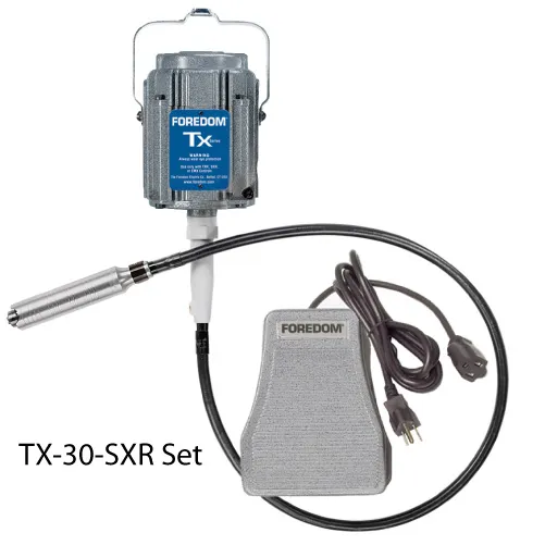 Foredom® TX Flex Shaft Set, 1/3 HP (TX-30-SXR)
