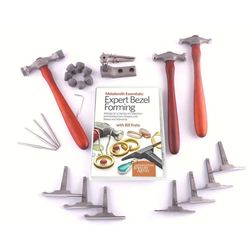 [821-8423] Fretz JA-3 Bezel Forming DVD & Tools Set
