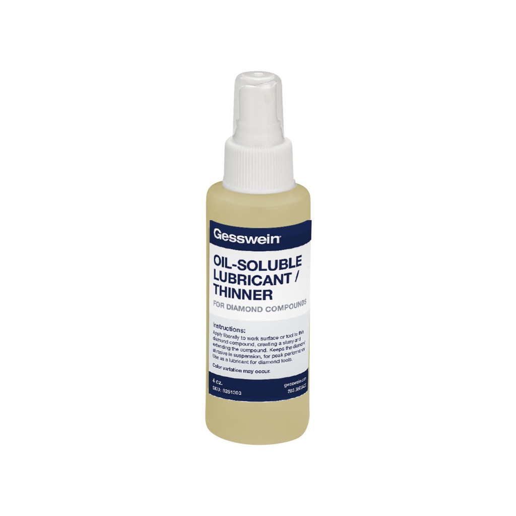 [825-1303] Lubricant/Thinner - Oil-Soluble, 4 oz. Spray Bottle