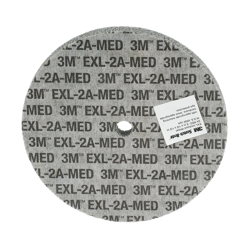 [845-0305] 3M™ Scotch-Brite EXL Large 6" Wheel, Medium Grit
