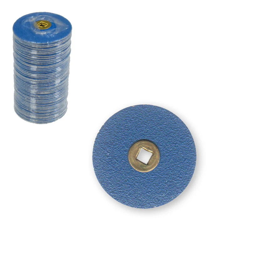 [845-2725] Snap-on Blue Zirconia Discs - Coarse, 7/8"(50)