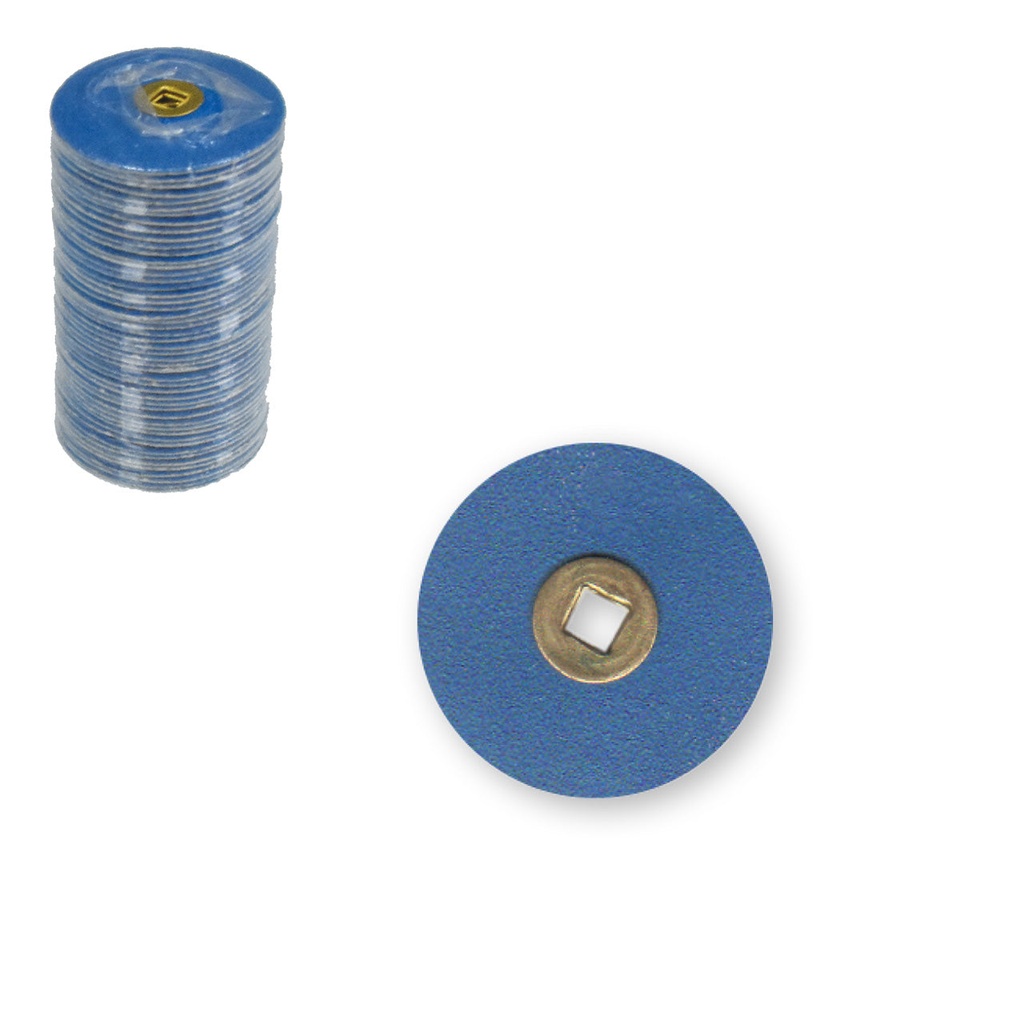 [845-2753] Snap-on Blue Zirconia Discs - Medium, 5/8" (50)