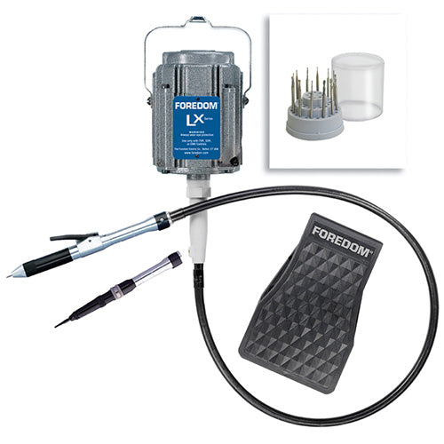 [850-1222] Foredom® LX Deluxe Stone Setting Set