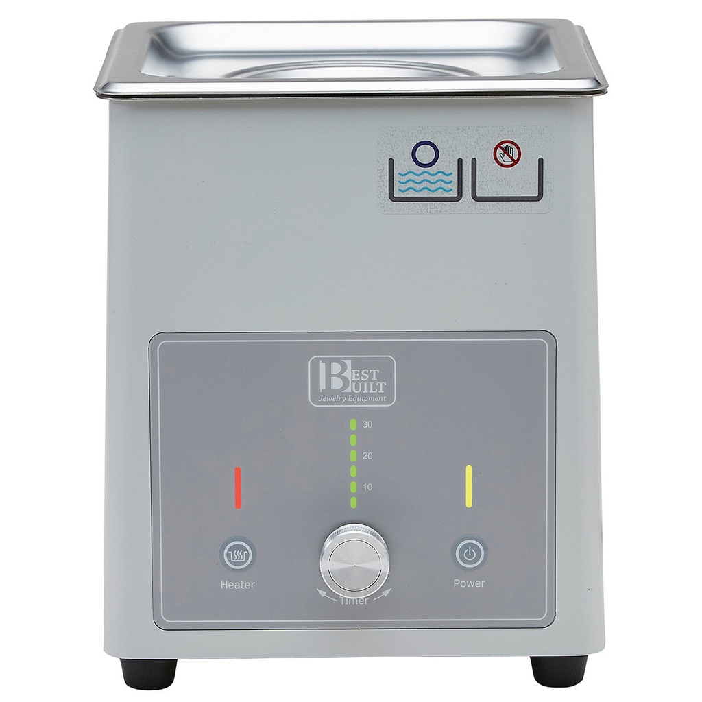[851-1090] Best Built 2 Qt. Digital Ultrasonic Cleaner