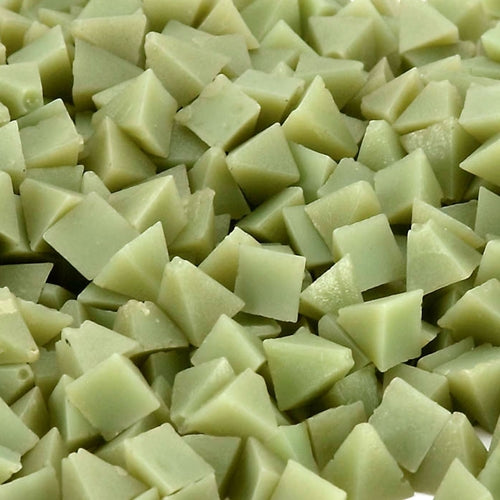 Light Green Plastic Pyramids - 400 grit, 5 lbs.