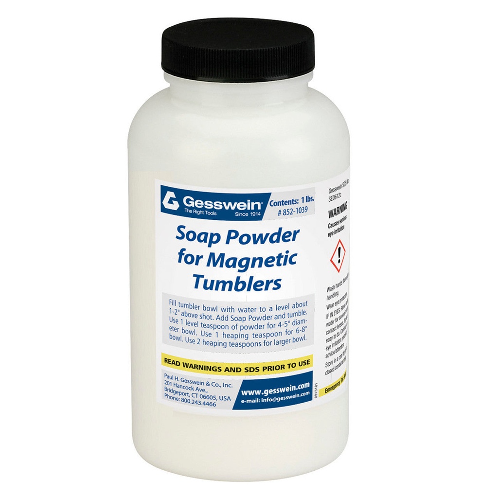 [852-1039] Soap Powder for Magnetic Tumblers - 1 lb. Jar