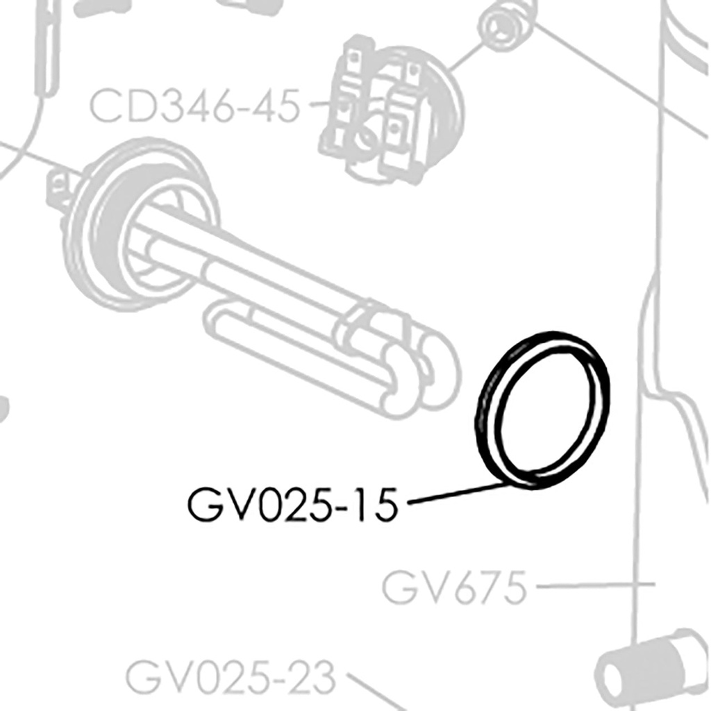 [853-0121] Repl. Gasket for 6000CJ, 7000CJ, 8000CJ Reliable Steamers