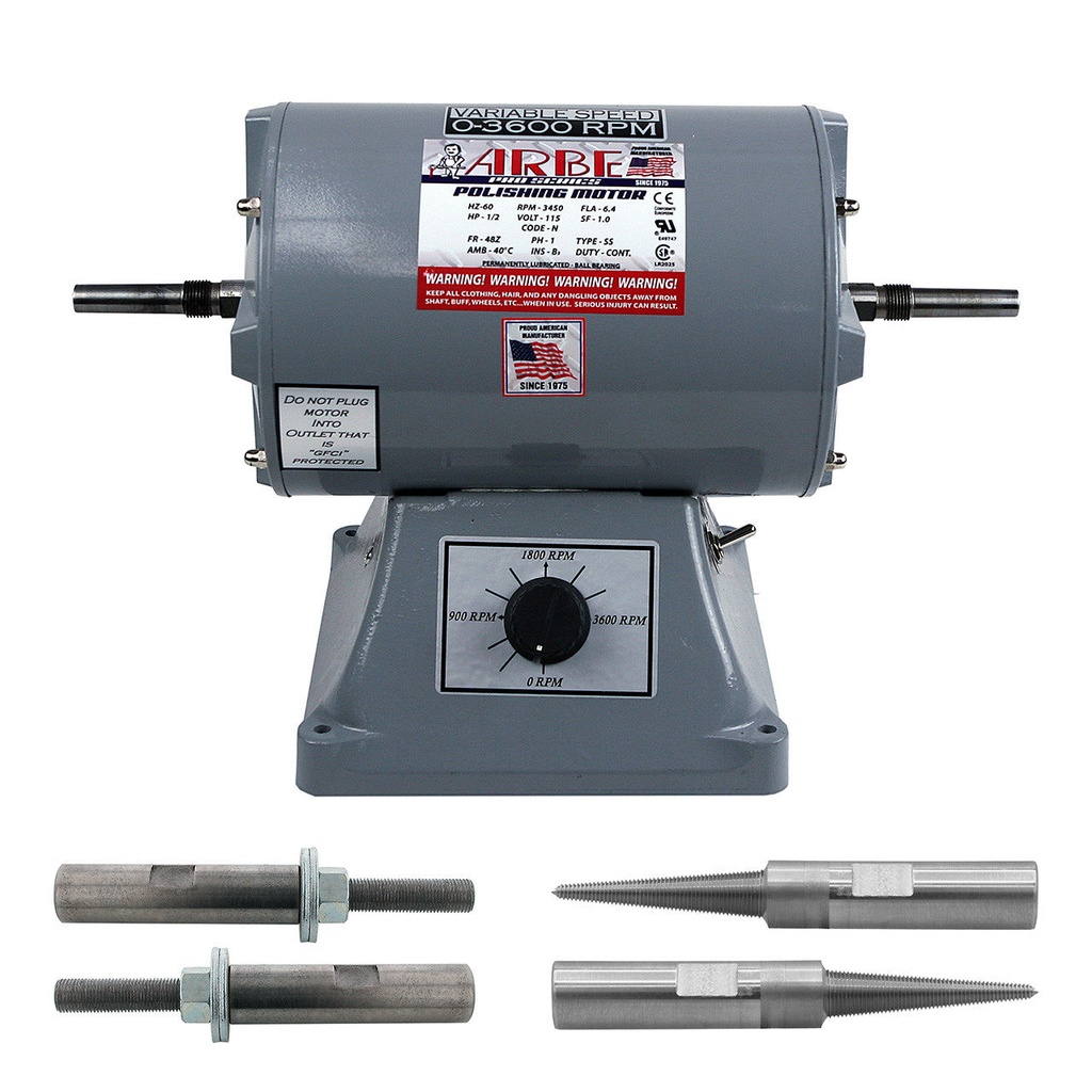 [854-1260] ARBE 1/2 HP Variable Speed Double Spindle Motor