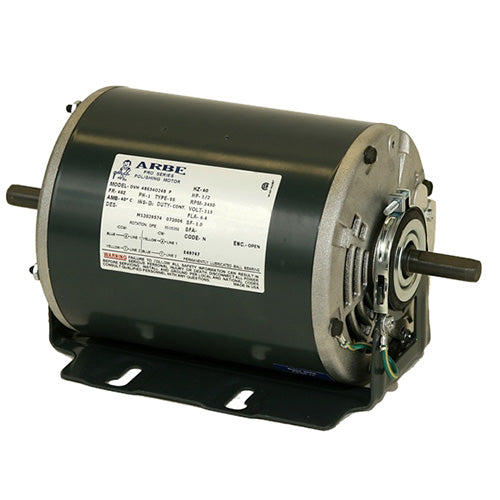 [854-1263] ARBE 1/2 HP (Unsealed) - Double Spindle Motor
