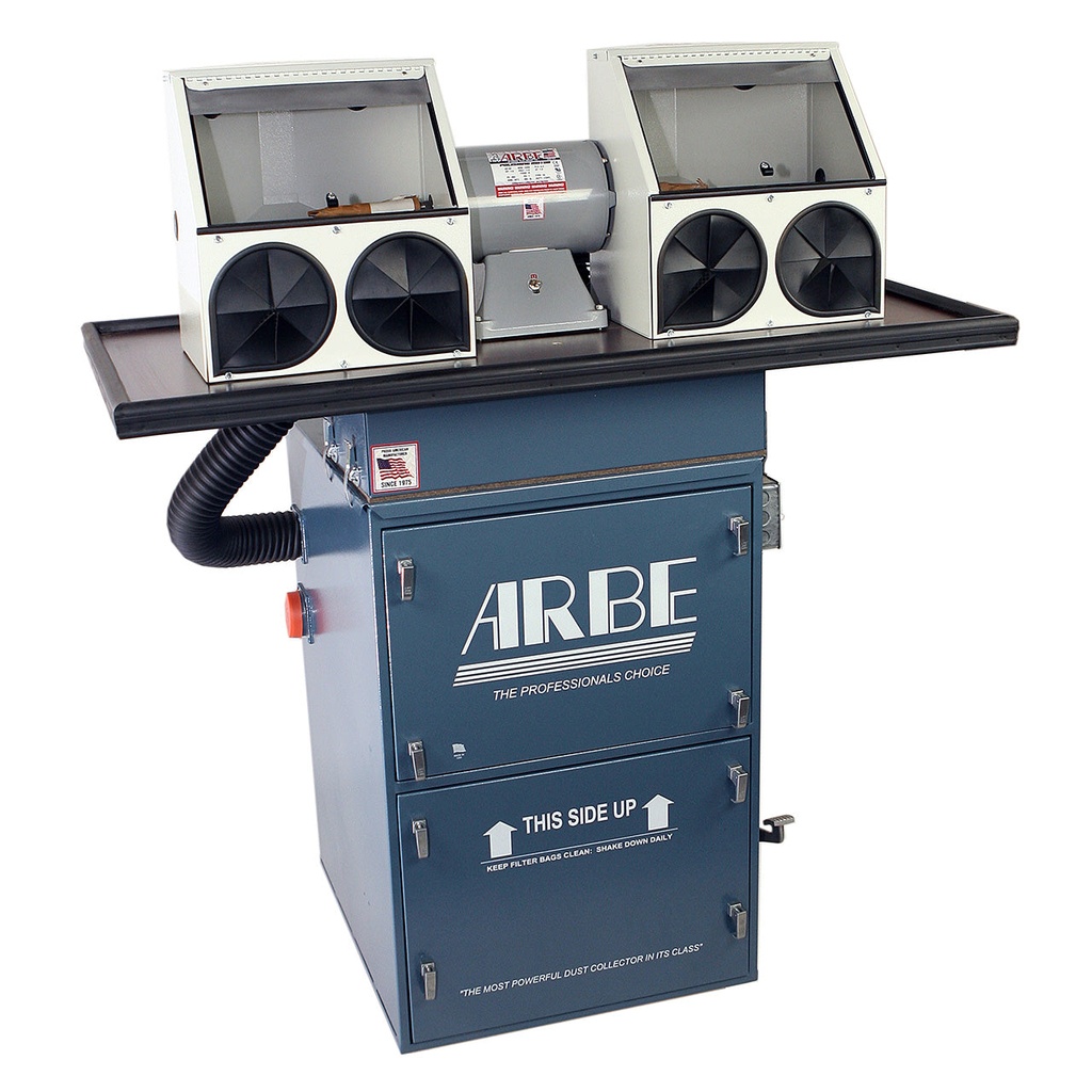 [854-1310] ARBE Closed Double Spindle Floor Model Polishing System