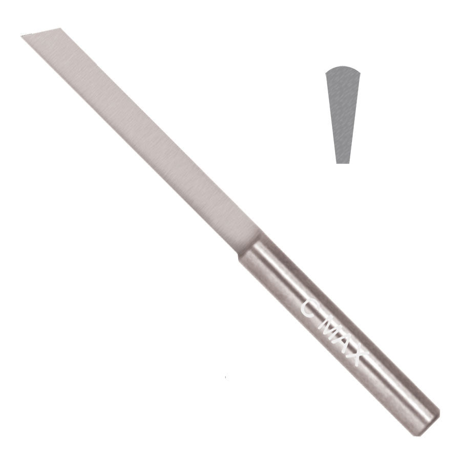 [855-9833] GRS® C-Max Graver #37 Tapered Flat