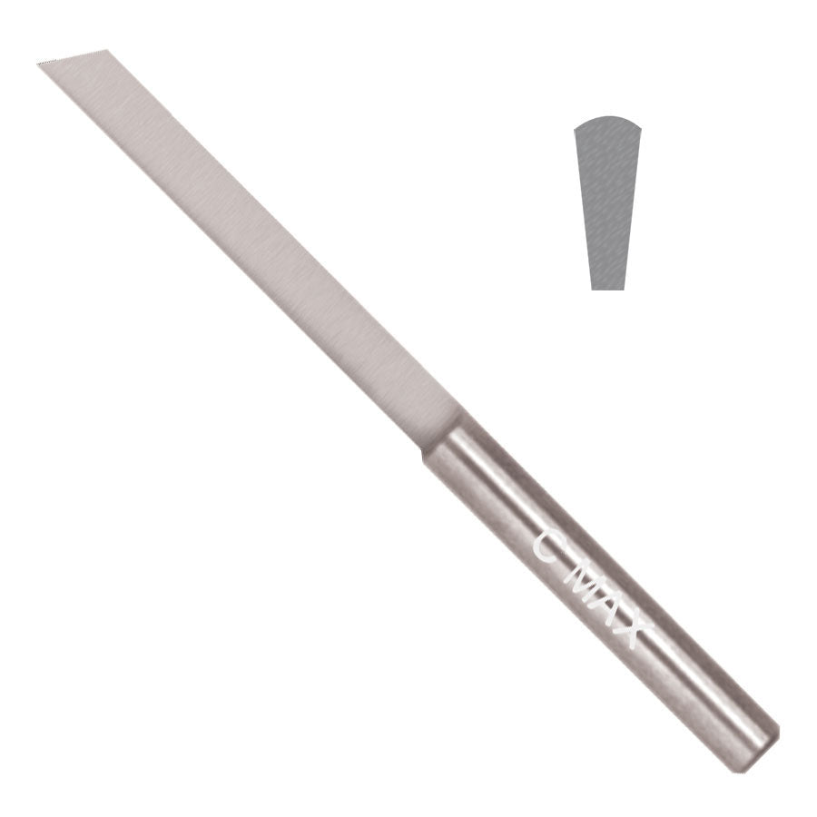 [855-9834] GRS® C-Max Graver #38 Tapered Flat