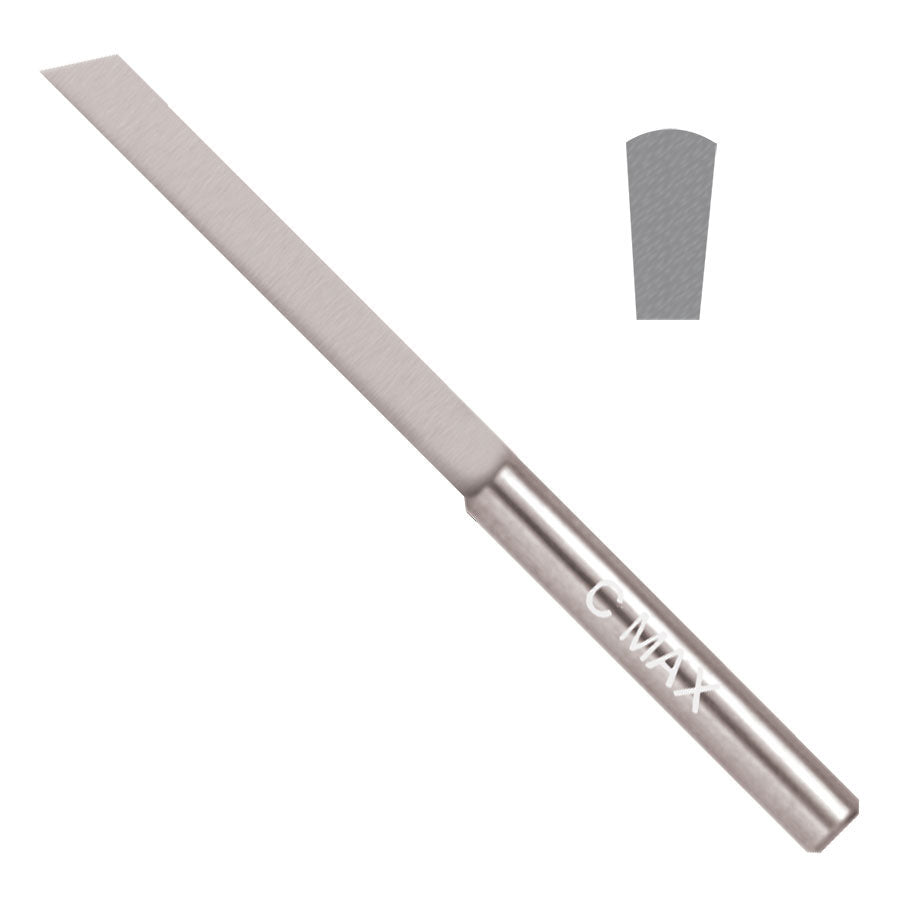 [855-9836] GRS® C-Max Graver #40 Tapered Flat