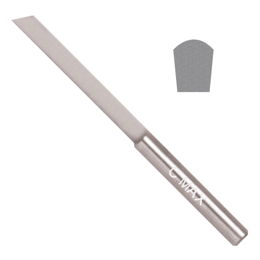 [855-9840] GRS® C-Max Graver #44 Tapered Flat