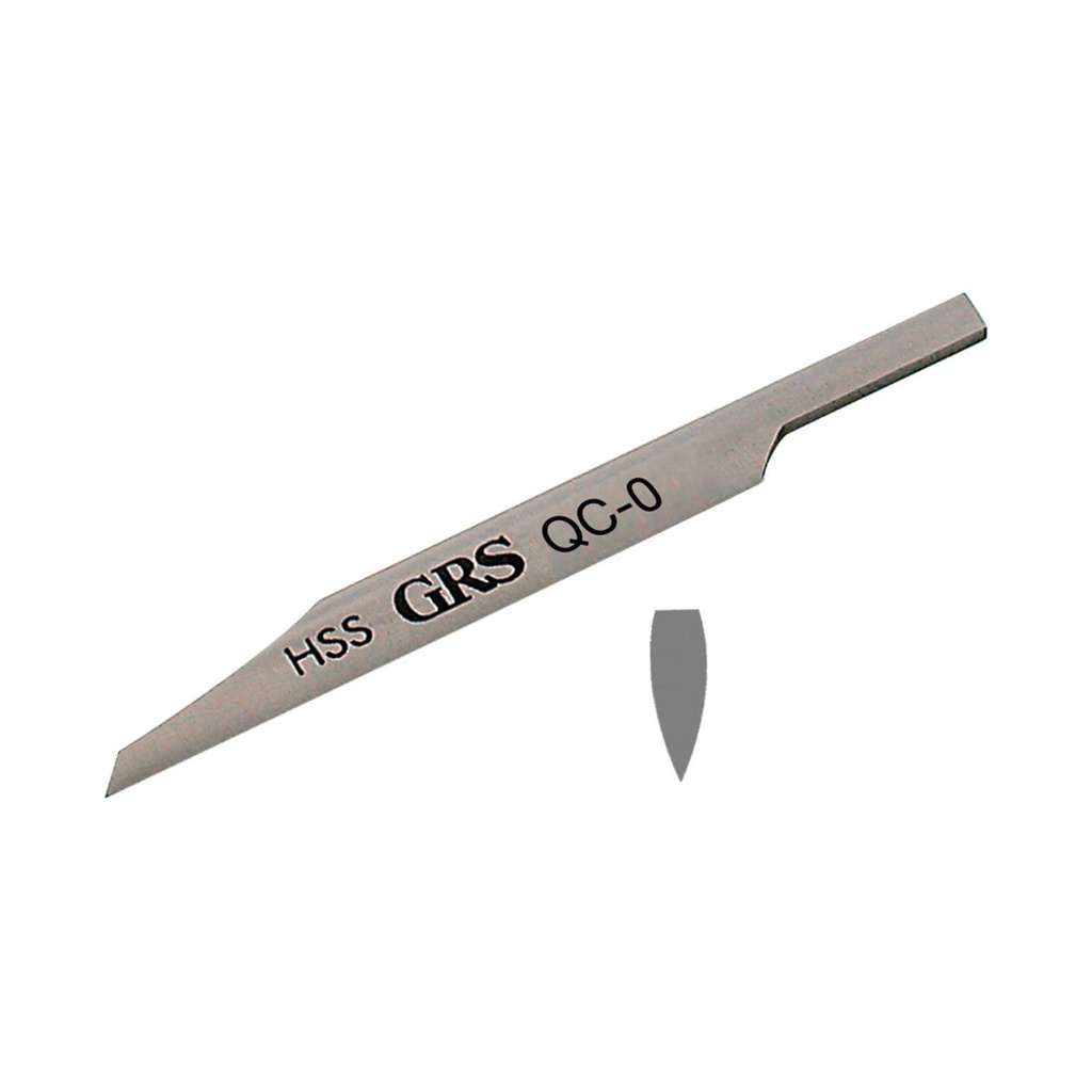 GRS® QC Gravers - Point Onglette, #0